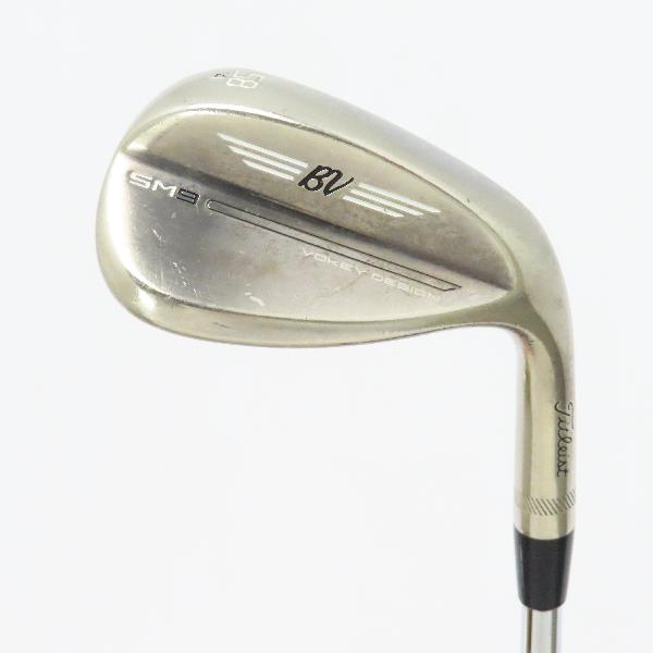 【中古】タイトリスト　Vokey　ボーケイ SM9 BRASHED STEEL ウェッジ Dynamic Gold　【58-14】シャフト：Dynamic GoldDランク　フレッ..