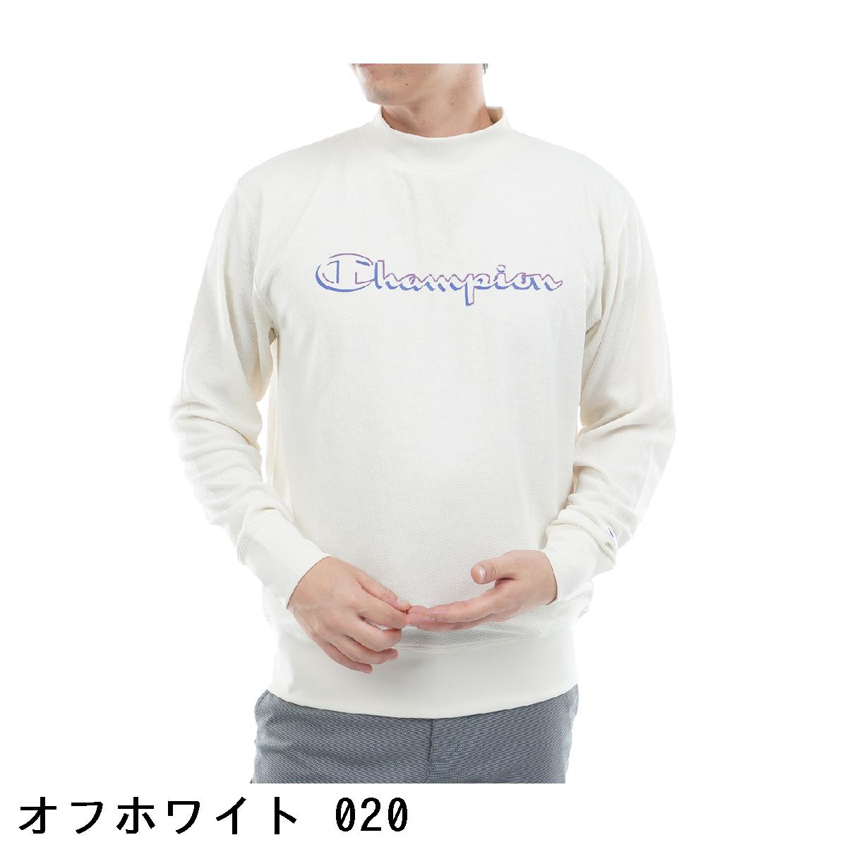 チャンピオンゴルフ　Champion GOLF　UVカット 速乾 ストレッチ スモールハニカムドライジャージ モックネック長袖シャツ