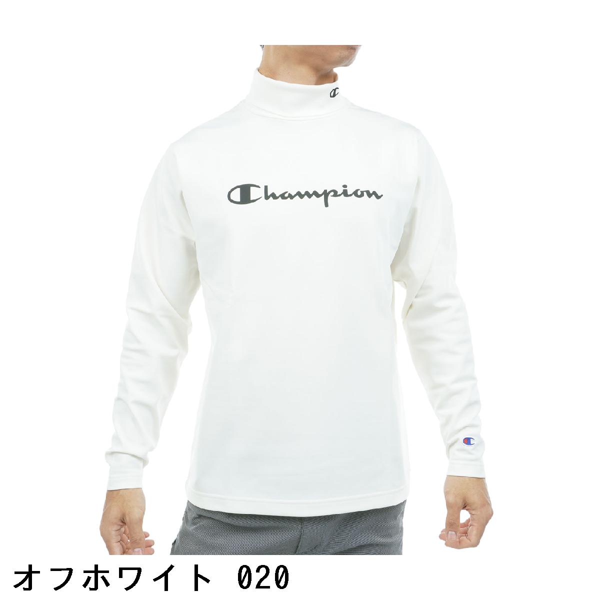 チャンピオンゴルフ　Champion GOLF　ストレッチ 保温 裏起毛 ウォームコンフォートジャージ タートルネック長袖シャツ