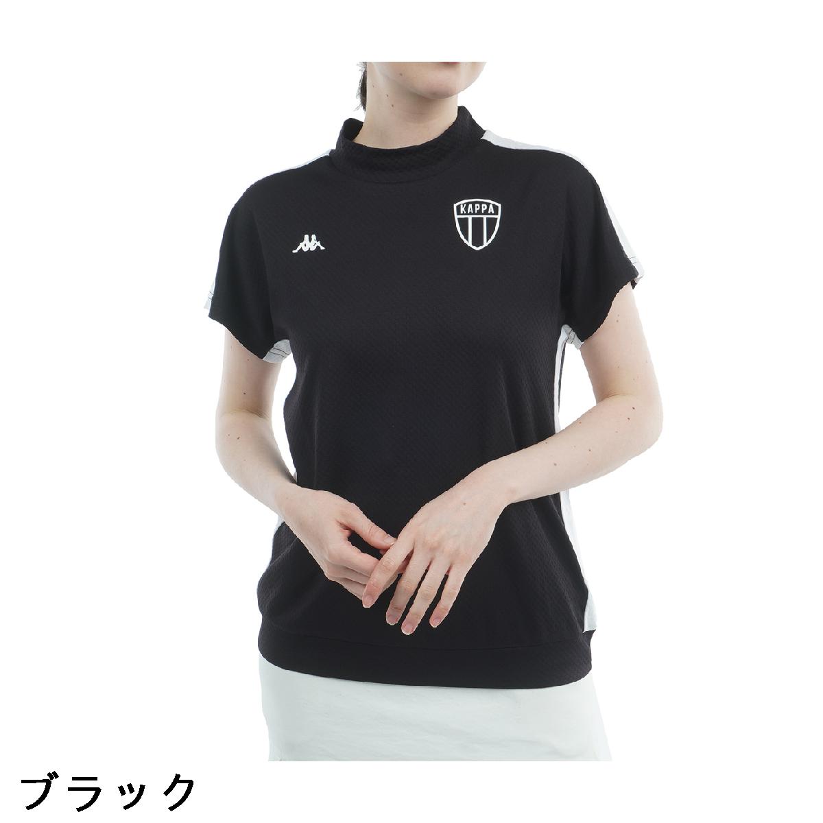 カッパ　Kappa　モックネック半袖シャツ　レディス