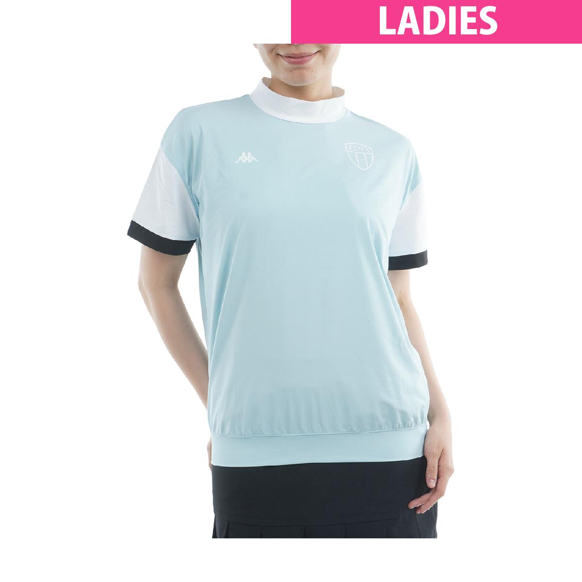カッパ　Kappa　モックネック半袖シャツ　レディス