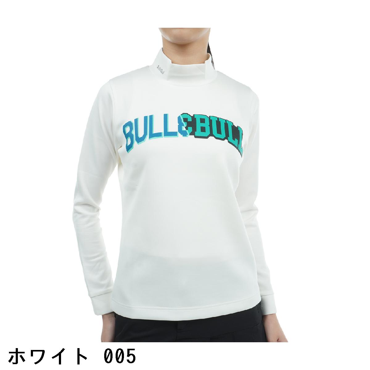 ブル アンド ブル　Bull＆Bull　ストレッチ モックネック長袖シャツ 4　レディス