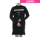 ジャックバニー　Jack Bunny!!　Wジャカード×インターシャ ニットワンピース　レディス