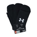 アンダーアーマー Under Armour UA ミッドクルーソックス 3足セット ゴルフウェア メンズ 春夏