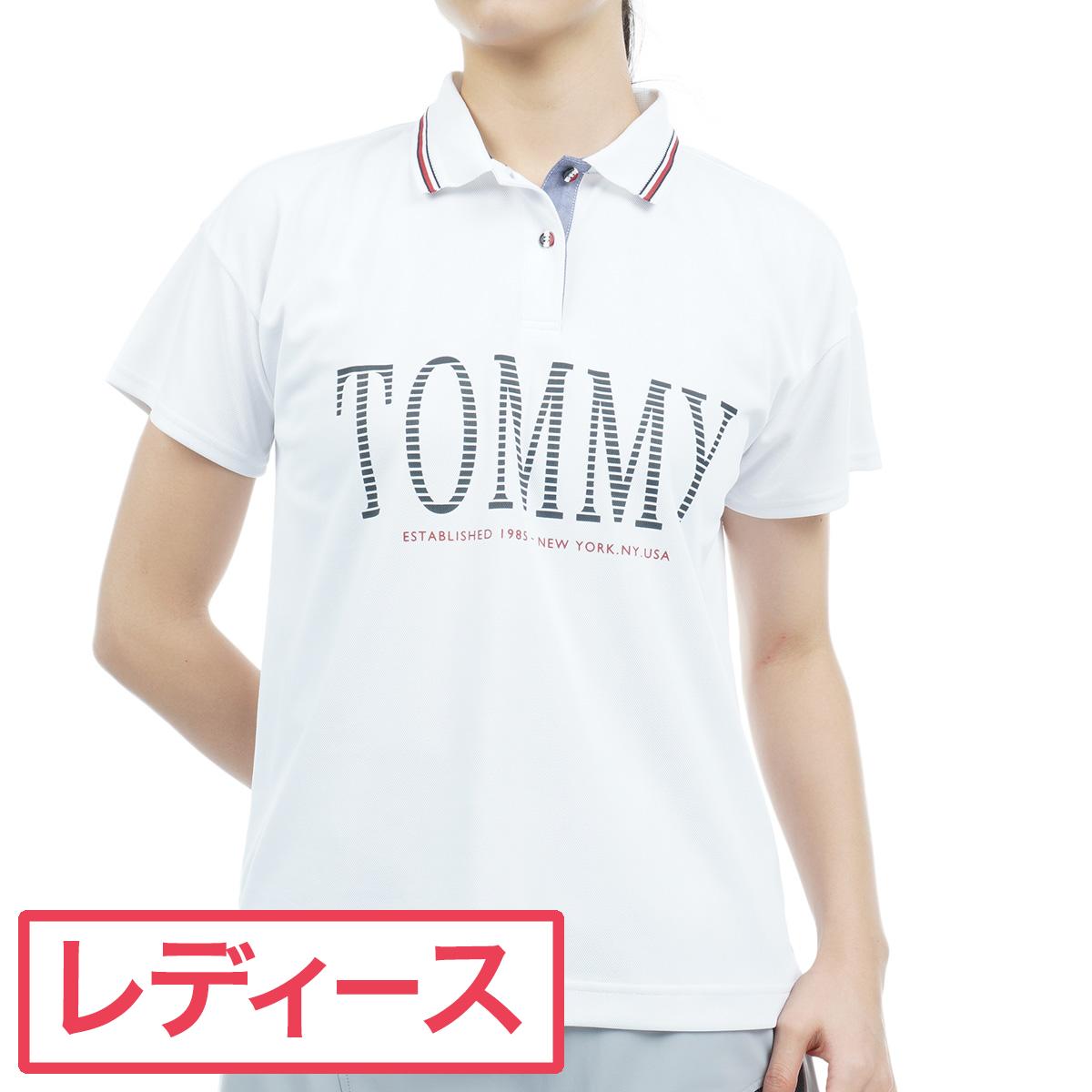 トミー ヒルフィガー ゴルフ　TOMMY HILFIGER GOLF　フロントロゴ リラックスシルエット 半袖ポロシャツ　レディス