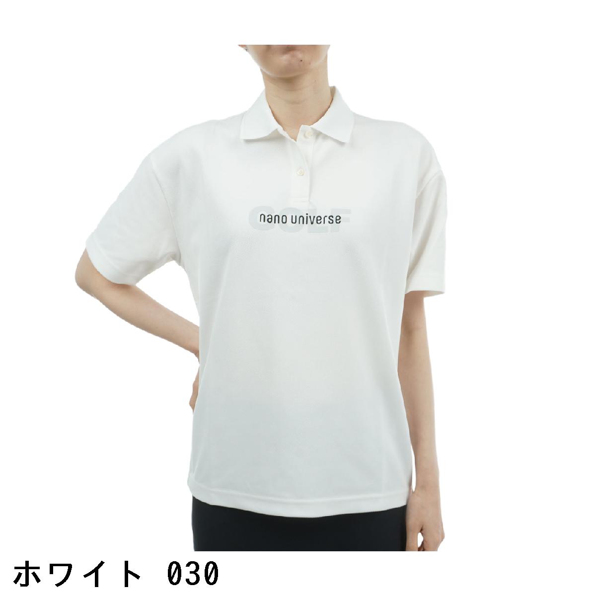 ビーツ・パー・ミニット　NANO universe GOLF　ワイドロゴ 半袖ポロシャツ　レディス