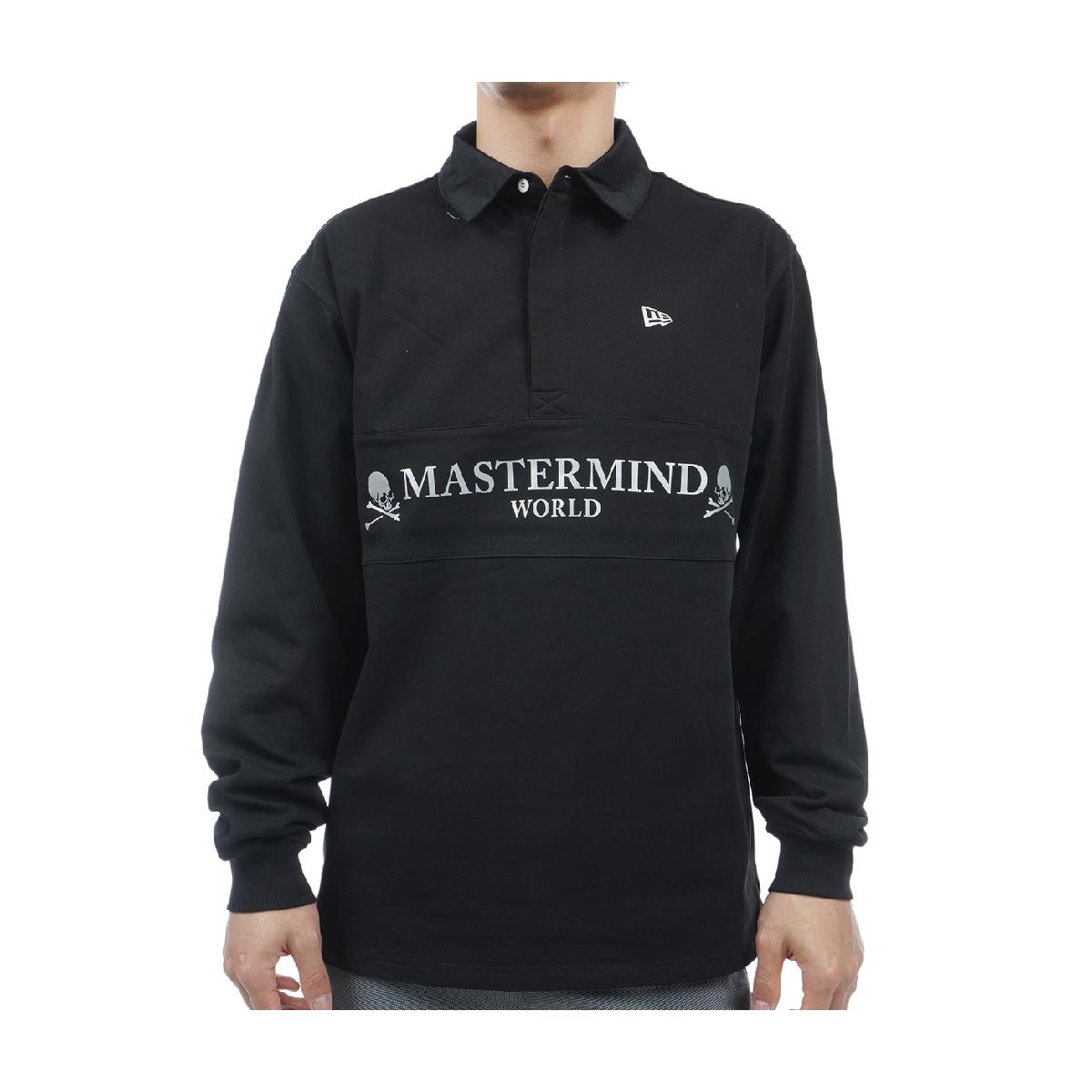 ニューエラ NEW ERA GOLF GOLF ラグビー長袖ポロシャツ MASTERMIND WORLD