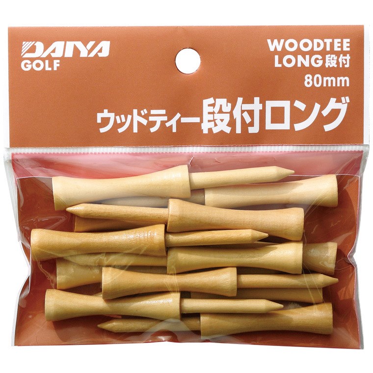 ウッドティー 段付ロングダイヤゴルフ / DAIYA GOLF素材天然木サイズバリエーション高さ：80mm製造国中国