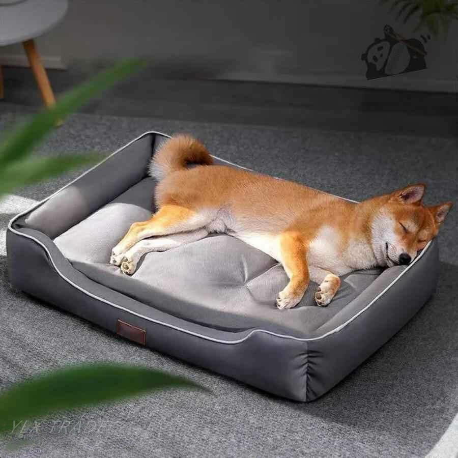 噛んでも破れない犬用ベッド オックスフォード生地 清掃しやすい ペットベッド 犬 クッション性が 高反発 滑り止め 四季通用 犬のベッド 通気 ペッ 快適で 防水