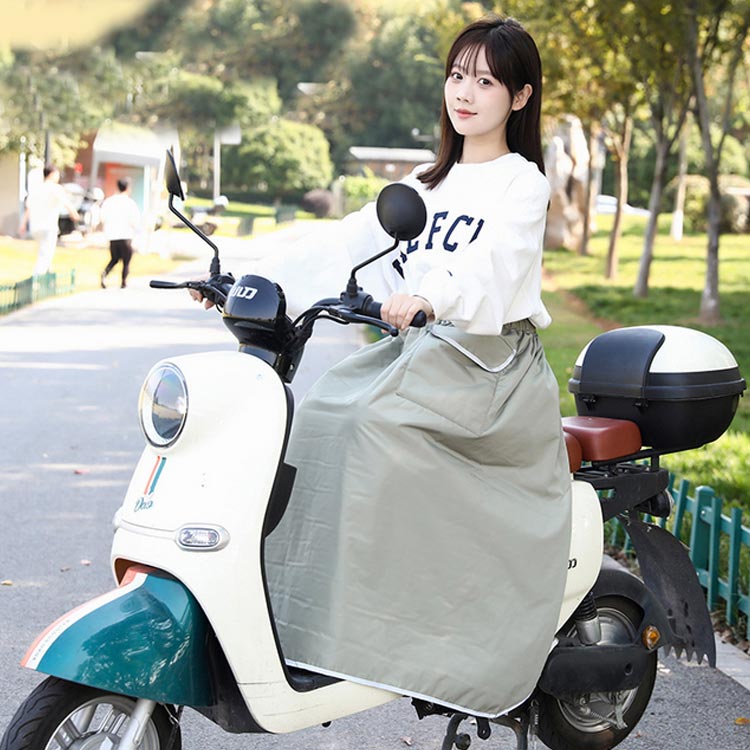 防寒 原付スクーター用 保温 裏シャギー レッグカバー メンズ 撥水 裏起毛 暖かい ...