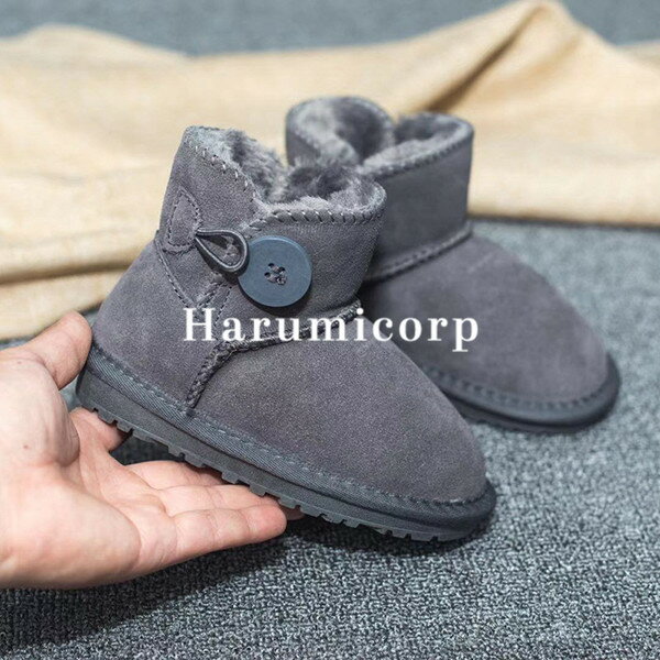 ムートンブーツ キッズ 裏起毛 子供ブーツ 女の子 男の子 ブーツ 秋冬 べたんこ ショートブーツ スノーブーツ 子供靴 ジュニア ベビー シューズ サイドゴア 子 キッズ靴 防寒 くつ