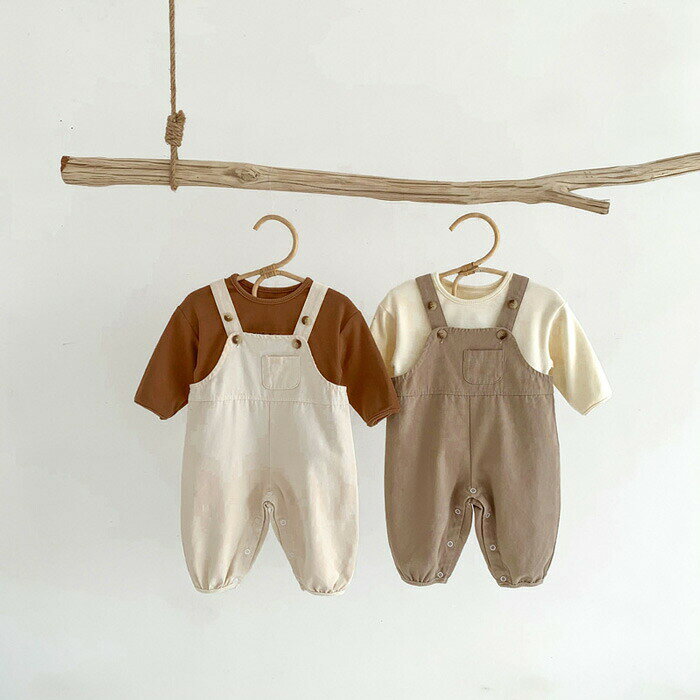 ベビー ベビー服 ロンパース サロペット キッズ 子供 赤ちゃん 男の子 女の子 オー...