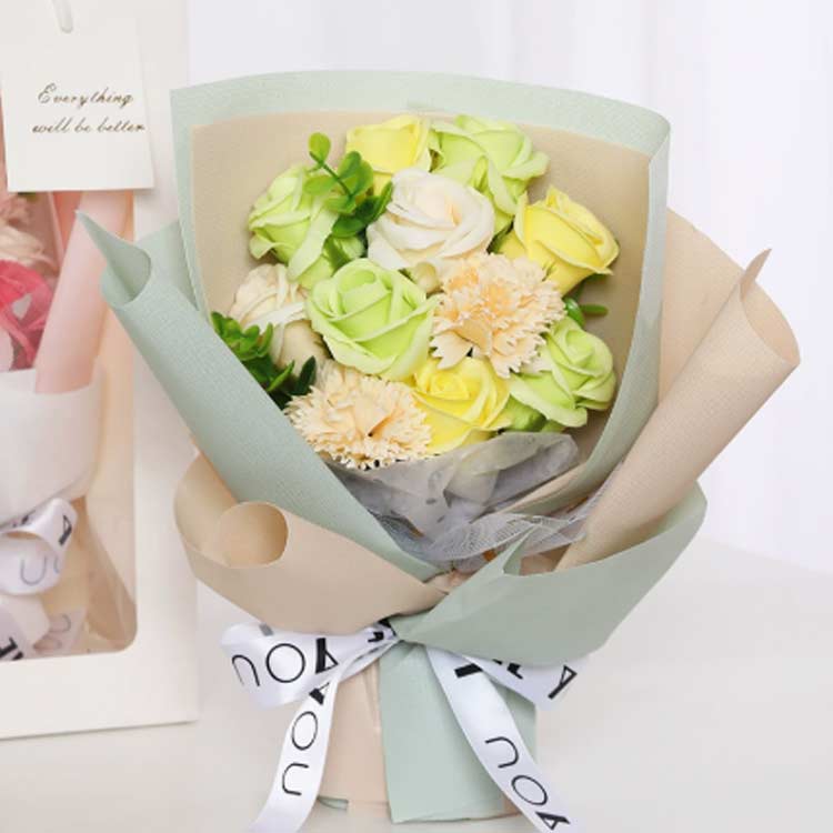 ソープフラワー バラ 薔薇 ローズ ブーケ 造...の紹介画像2