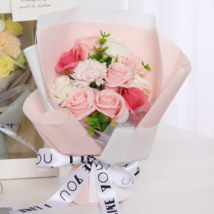 ソープフラワー バラ 薔薇 ローズ ブーケ 造...の紹介画像3