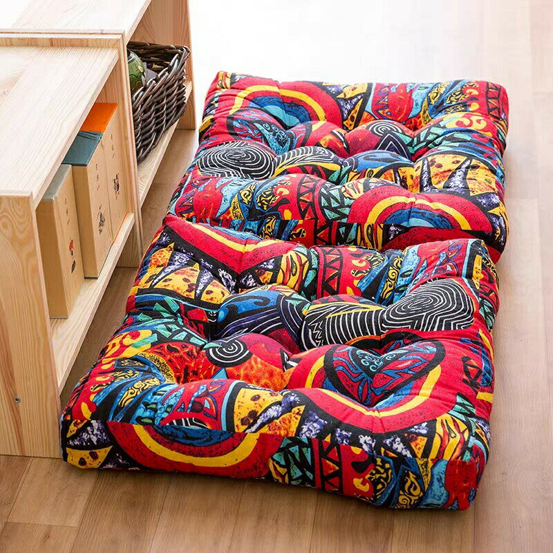 座布団 座イス 厚め 防臭 防ダニ フロアクッション 厚い 厚手 クッション 洗える 低反発 おしゃれ 大きい 北欧 正方形 快適な寝心地 和風 エスニック風 ボヘミアンスタイル 座椅子