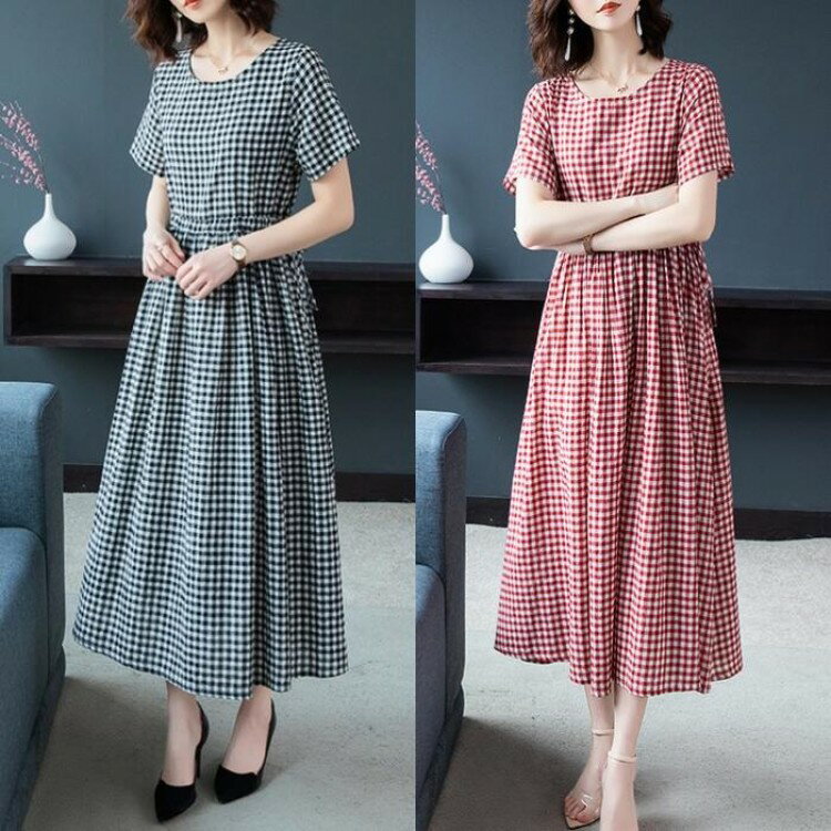 30代 麻 ブラック ロング丈 袖あり 40代 リネン混 涼しい 半袖 フェミニン ワンピ レッド カジュアル ワンピース 黒 ナチュラル 20代 ロングワンピ 薄手 赤 春 レディー ドレス リネン