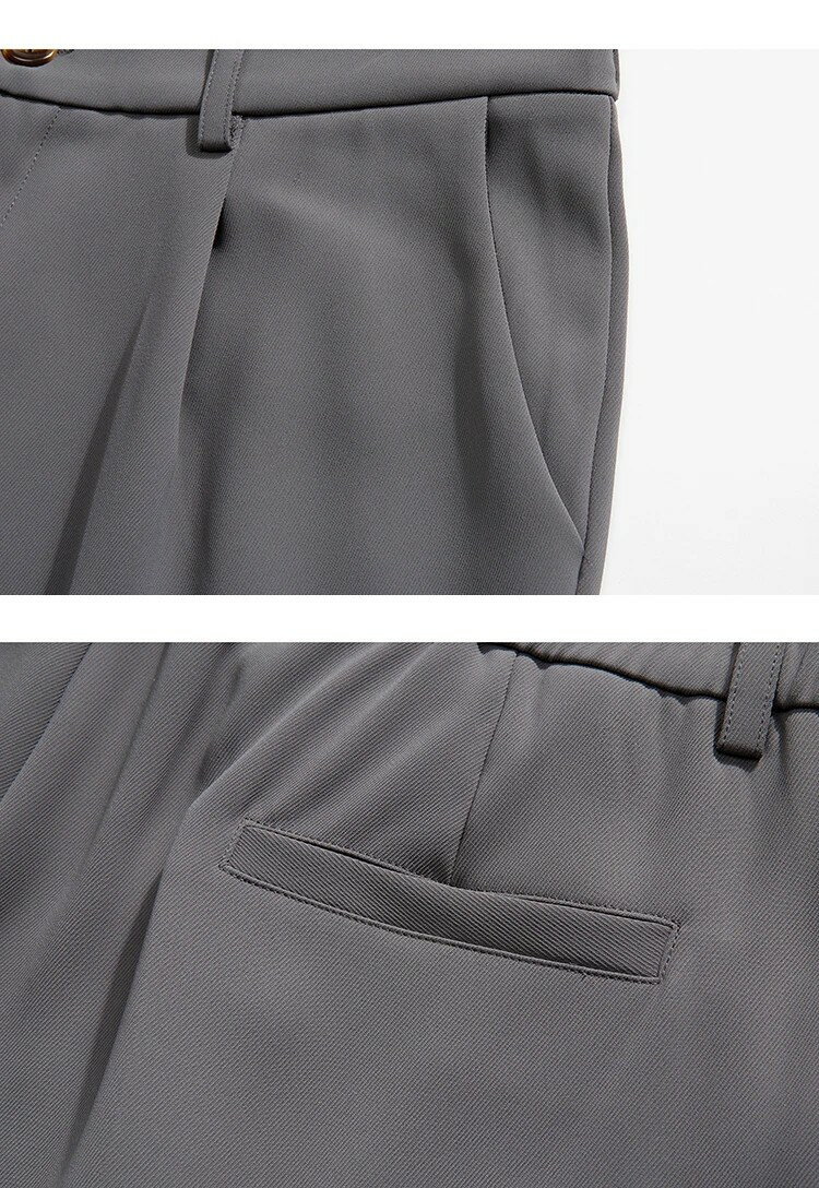 パンツ センターライン になりにくい きれいめ ストレートパンツ メンズ ボトムス ゆったり スラックス レディース ゴム ロング ワイド ストレート オフィス 春 黒 薄手 ズボン