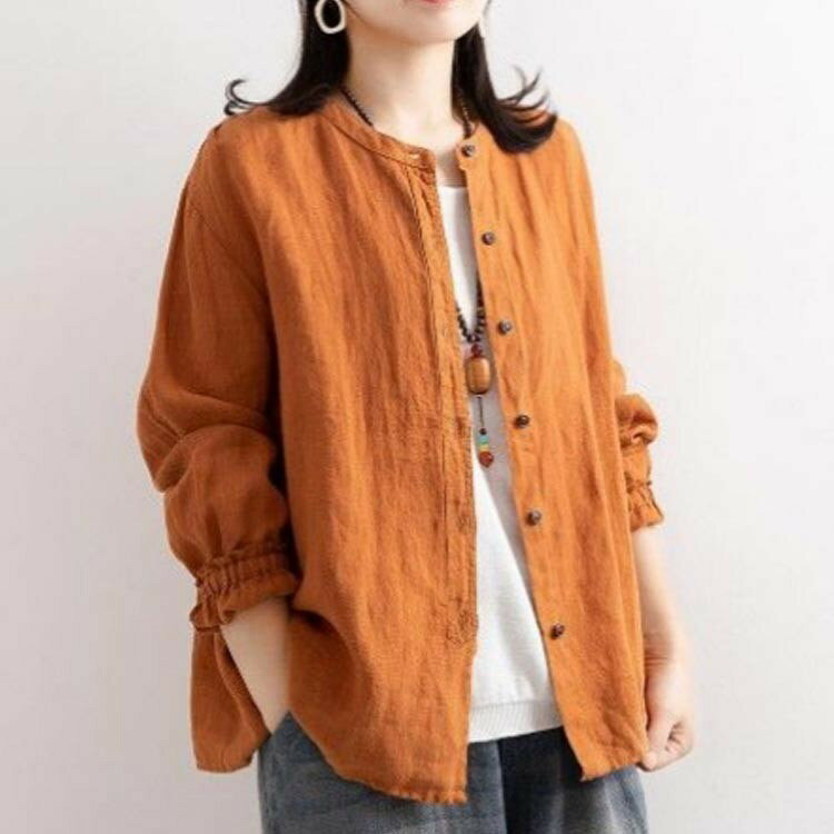 大人可愛い シャツブラウス シャツ 長袖 フリ...の紹介画像3