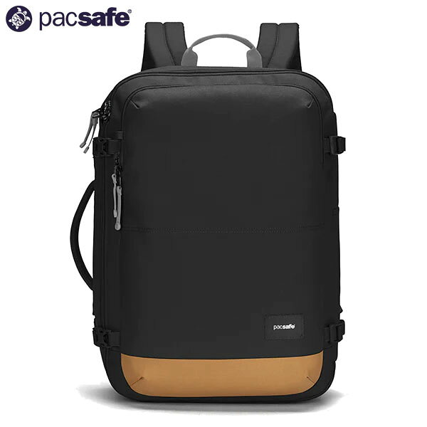 パックセーフ PacSafe リュック GO キャリーオンバックパック 34L ジェットブラック RFID スキミング防止 旅行 トラベル PAC12970361130000