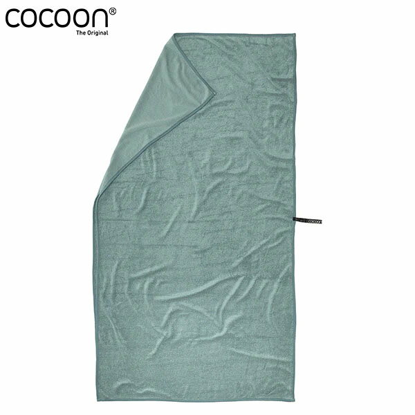 コクーン Cocoon エコトラベルタオルL ナイルグリーン 吸水 速乾 旅行 トラベル アウトドア COC12550081028007