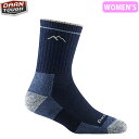 ダーンタフ レディース 1903 ハイカー マイクロクルー ミッドウェイト クッション エクリプス 靴下 ソックス DARN TOUGH DTV DAR1944...