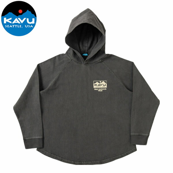 カブー KAVU メンズ パーカー フーディー ヘビーウェイト パーカ ブラック コットン製 KAV19821925001