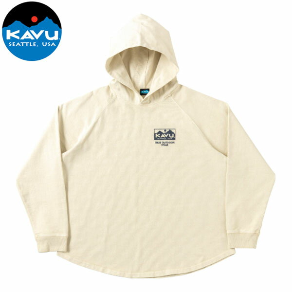 カブー KAVU メンズ パーカー フーディー ヘビーウェイト パーカ ナチュラル コットン製 KAV19821925017