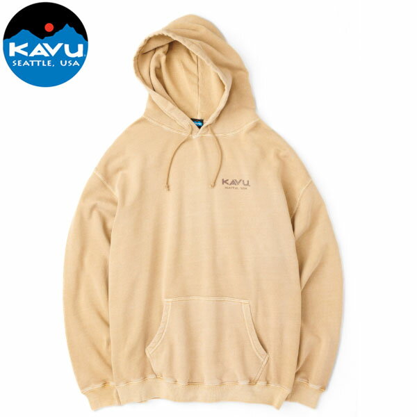カブー KAVU メンズ パーカー フーディー マウンテンロゴパーカ マスタード KAV19823018036