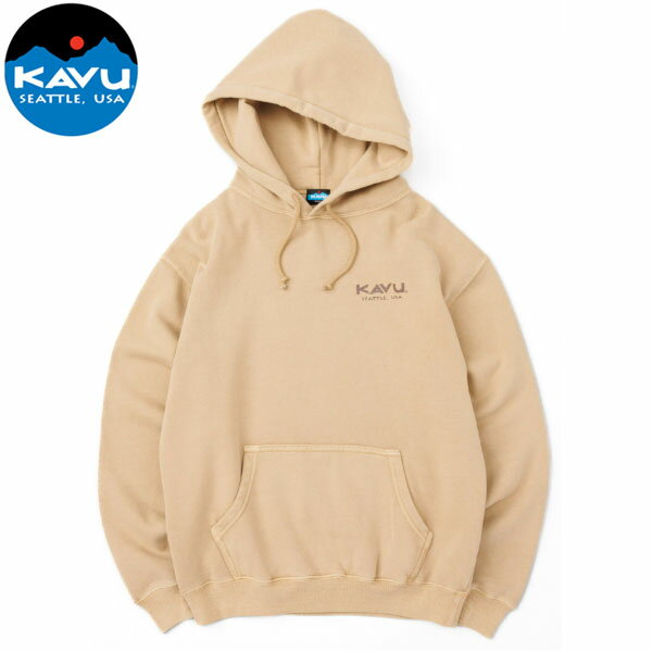 カブー KAVU メンズ パーカー フーディー サーフロゴパーカ マスタード KAV19823019036