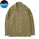 カブー KAVU メンズ 長袖シャツ OCフランネルシャツ カーキ KAV19823028048(4)