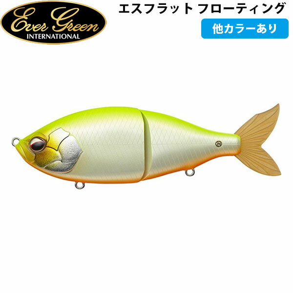 エバーグリーン EVERGREEN エスフラット フローティング ルアー ソルト シーバス AZREVG064