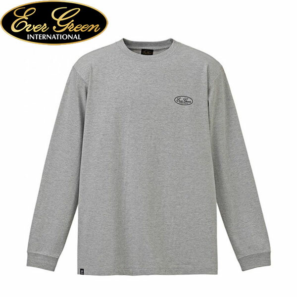 エバーグリーン EVERGREEN スタンダードロングTシャツ ミックスグレー 長袖Tシャツ メンズ AZREVG286