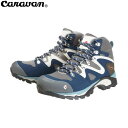 CARAVAN キャラバン トレッキングシューズ 登山靴 C4_03 670ネイビー レディース ミッドカット 防水 透湿 ゴアテックス 0010403 CAR0010403670