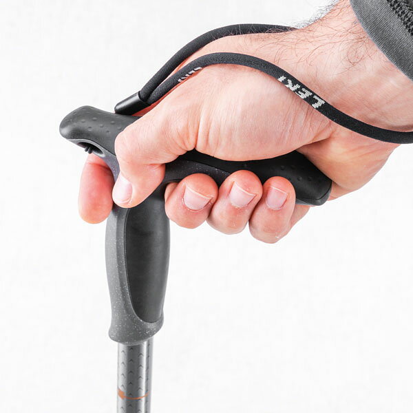 ギークのLEKI レキ トレッキングポール ワンダーフロントマカルー 190ブラック 1本 ハイキングモデル CARAVAN キャラバン 1300490 LEK1300490190｜アングル3