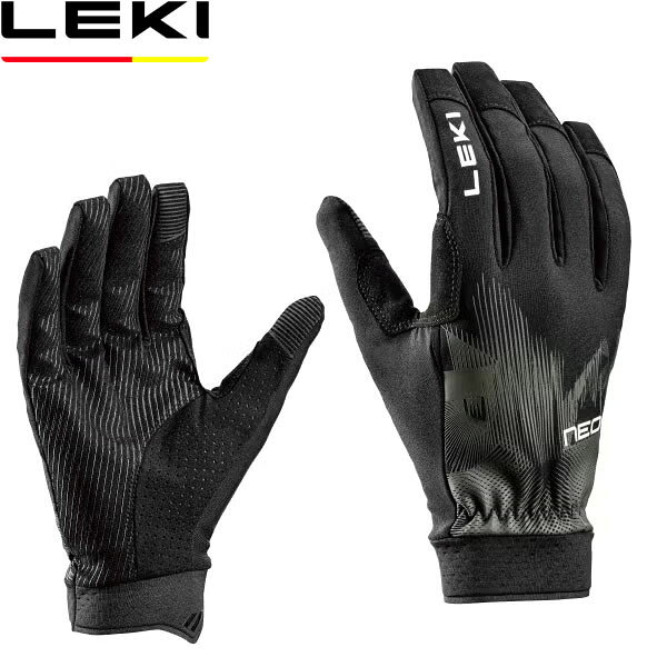 LEKI レキ 手袋 グローブ ネオトレイル 190ブラック オールシーズン トレッキング キャラバン CARAVAN LEK1300572190