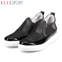 エル スポーツ ELLESPORT レディース 靴 スリッポン スニーカー ESP12568A BLACK-TX マドラス madras ELLESP12568...