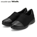 マドラスウォーク madras Walk レディース ゴアテックス シューズ スリッポン MWL1201 BLACK 防水透湿 ストレッチ MADMWL1201BLA