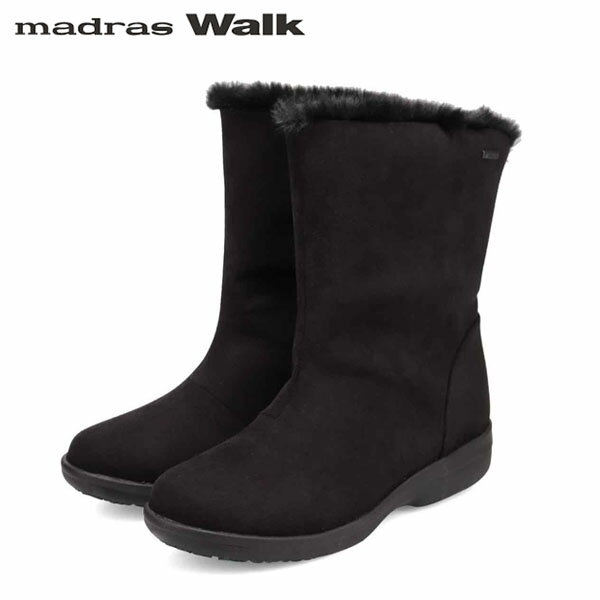 マドラスウォーク スノーブーツ レディース マドラスウォーク madras Walk レディース ゴアテックス スノーブーツ MWL2110 BLACK 防水透湿 防滑 防寒 MADMWL2110BLA