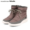 マドラスウォーク madras Walk レディース ゴアテックス スノーブーツ MWL2203 GRAY 防水透湿 防寒 MADMWL2203GRY