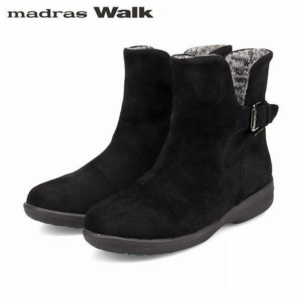 マドラスウォーク スノーブーツ レディース マドラスウォーク madras Walk レディース ゴアテックス スノーブーツ MWL2227 BLACK 防水透湿 MADMWL2227BLA