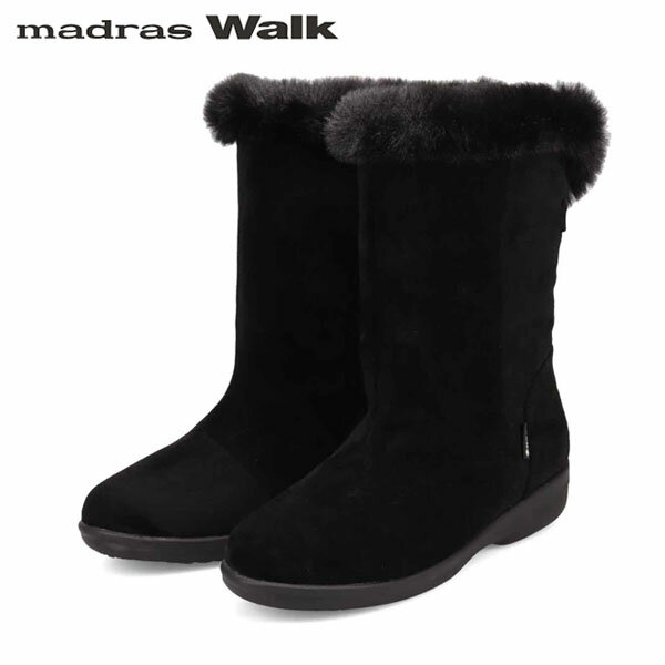 マドラスウォーク スノーブーツ レディース マドラスウォーク madras Walk レディース ゴアテックス スノーブーツ MWL2231 BLACK-SILKY 防水透湿 MADMWL2231BLAS