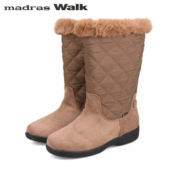 マドラスウォーク スノーブーツ レディース マドラスウォーク madras Walk レディース ゴアテックス スノーブーツ キルティング MWL2232 OAK 防水透湿 MADMWL2232OAK