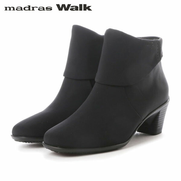 マドラスウォーク madras Walk レディース ゴアテックス アンクルブーツ 大きいサイズ MWLQ2067 BLACK 防水透湿 MADMWLQ2067BLA