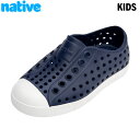 ネイティブシューズ Native Shoes キッズ ジュニア スリッポン ジェファーソン Jefferson Youth RgtaBl/ShlWht 軽量 衝撃吸収 ウォッシャブル NAT151001004201