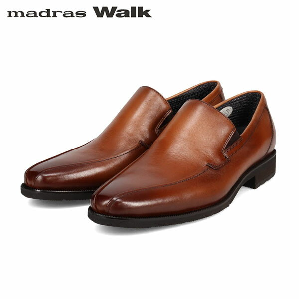 マドラスウォーク madras Walk メンズ ゴアテックス スリッポン ビジネスシューズ フットウェア MW5903 L-BROWN 防水透湿 MADMW5903LBR