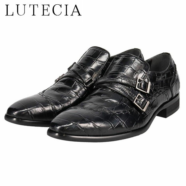 ルーテシア LUTECIA メンズ ビジネスシューズ 革靴 ドレスシューズ LU6503 BLACK-EB スリッポン マドラス madras LUTLU6503BLAEB