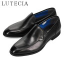 ルーテシア LUTECIA メンズ ビジネスシューズ 革靴 LU7807 BLACK 黒 スリッポン マドラス madras LUTLU7807BLA