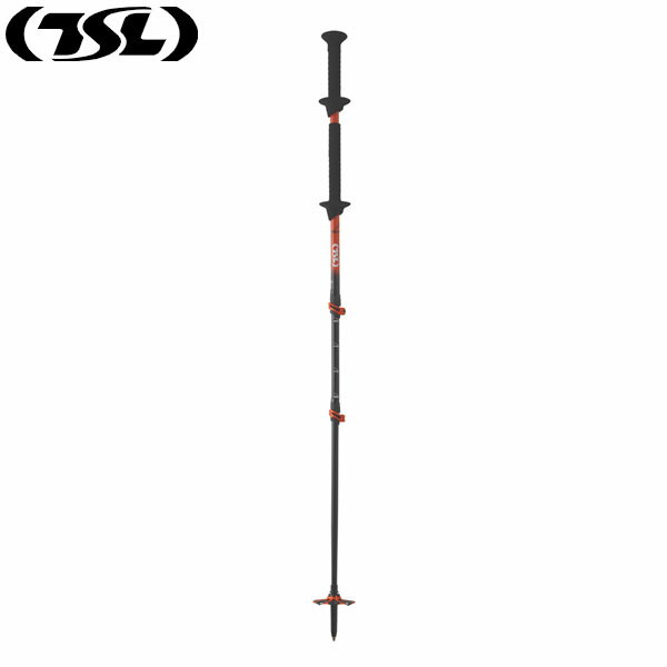 TSL ティーエスエル トレッキングポール 1ペア(2本組) MOVE CARBON 3 105-140cm 登山 軽量 コンパクト TSLPFBMC3SW