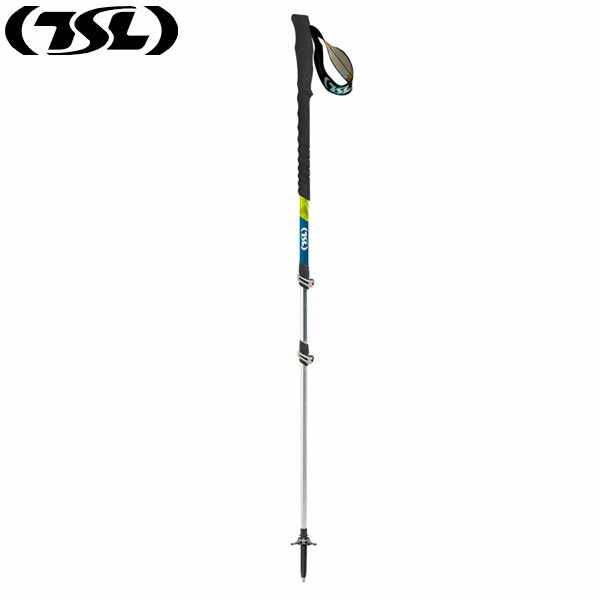 TSL ティーエスエル トレッキングポール 1ペア(2本組) TOUR ALU COMPACT 3 100-125cm 登山 軽量 コンパクト TSLPFBTOAC3CSSW