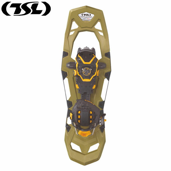 TSL ティーエスエル スノーシュー 西洋かんじき HIGHLANDER adjust olive 適応体重30〜140kg 雪山 登山..